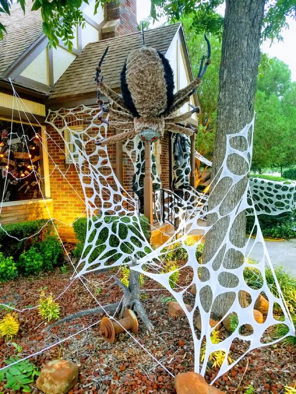 Halloween decor spider web, outdoor, indoor, reusable