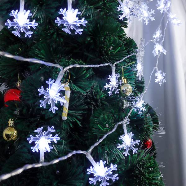 Christmas Tree Snowflakes String Lights Indoor and Outdoor