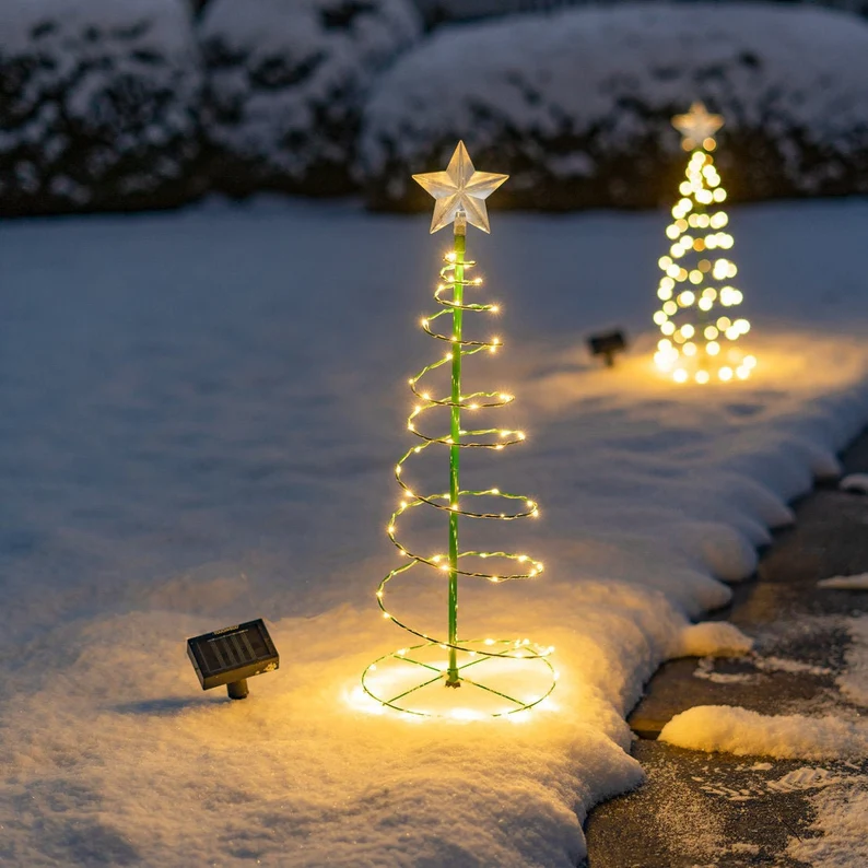 Metal LED Christmas Tree Decoration